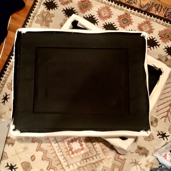 Pottery Barn Storage Ottoman Slipcover white denim - Picture 16 of 16